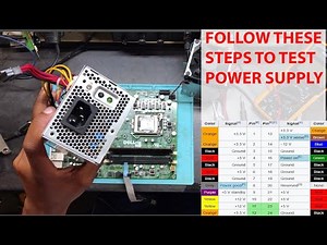 THIS IS HOW YOU DIAGNOSE ANY DELL OPTIPLEX DESKTOP POWER SUPPLY FAULTY