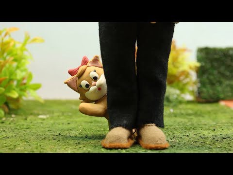 The Origin of Cute Lucy Cat: A Dad and Ginger Cat Cartoon