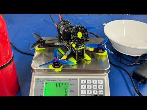 Fpv night vision IR LED array test flight