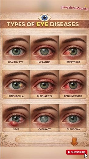 Common Eye Diseases: 8 Warning Signs You Shouldn’t Ignore #health #healthydiet