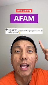 1.1M views · 10K reactions | Ano ba ang AFAM? #learningenglish #englishword #speakingenglish #tagalog #grammar | Food and Beyond - Dennis Barles | Facebook