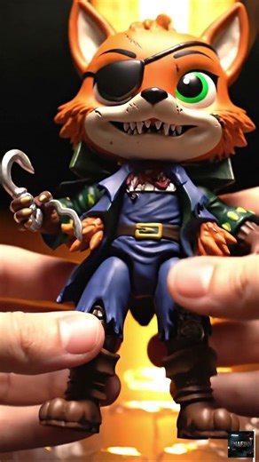 FNAF Foxy Action Figure Unboxing 🎁 | Ultra Realistic 4K Toy Review #fnaf