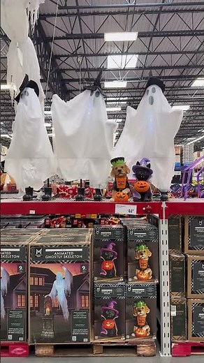 Halloween Decor: Sam’s Member's Mark Pre-Lit Animated Ghosts, Set of 3, September 2025