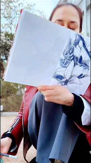 Seoul spring sketching #sketch #artistvlog #designer