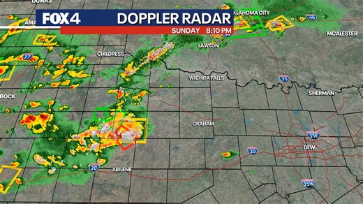 104K views · 300 reactions | 815PM - Tracking a cluster of storms west-central Texas. This activity is expected to become a squall line and impact our area late tonight after midnight. Damaging wind is the main threat. | FOX 4 Weather | Facebook
