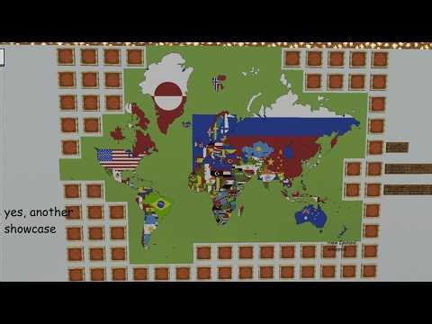 Small Scale Minecraft World Map Showcase!