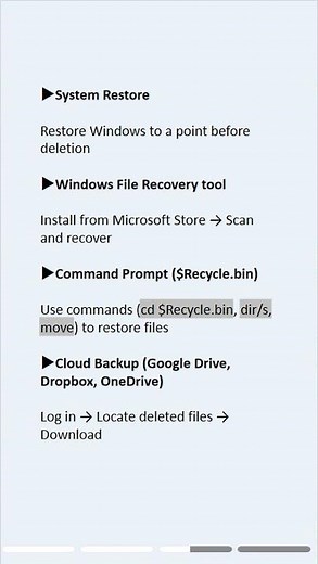 How to Recover Files Deleted from the Recycle Bin (Step-by-Step Guide) #recovery #guide