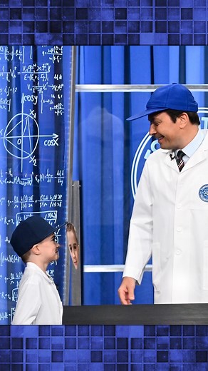 The Tonight Show on Instagram: "Kid-ventor Mason shows Jimmy the Space Face he created in Fallonventions! #FallonTonight"