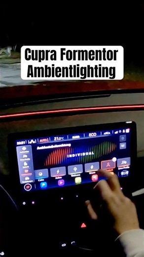 Cupra Formentor Ambientlighting Review #cupra #formentor #ambientlighting