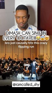 Dimash can sing in every octave!!!😭😱🔥🤯 Credit: @kudaibergenov.dimash #reaction #singer #singing #singers #vocals | Henry Deekor