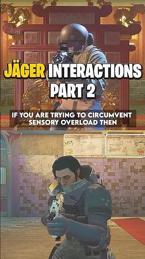 R6 Siege Interactions Part 2 - Jager Edition #gaming #shorts #r6