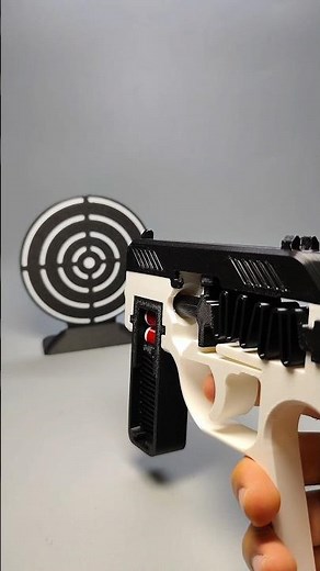 3D Printed Spring-Powered Toy Gun V3 #3dprinting
