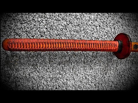 Chinese style sword handle wrap and other paracord projects