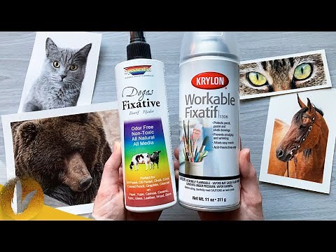 Protect Colored Pencil Drawings | Colored Pencil Fixative Finishes And Sprays
