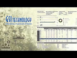 $GSIT GSI Technology Q3 2025 Earnings Conference Call