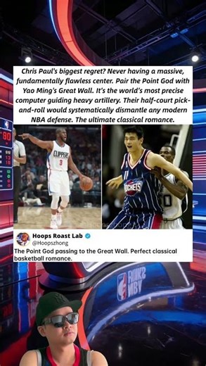 Chris Paul and Yao Ming: The Ultimate Pick and Roll... #nba #basketball