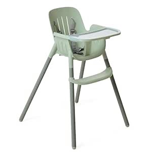 Peg Perego Poke High Chair - Modern and Easy to Clean - from 6 to 36 Months - Frosty Green (Soft Sage)