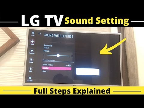 LG TV Best Sound Setting Mode | Audio Setting In Lg TV | Full Steps In 2021