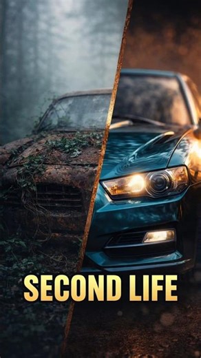 Dead Car Gets a Second Life 😱🔥 | Wait Till the End #carrestoration #satisfying #oddlysatisfying