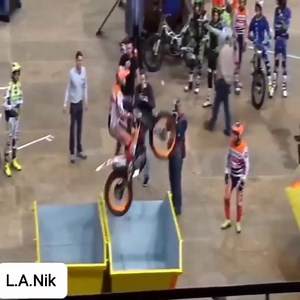 Toni Bou is the king of indoor trials riding!! I'll never get this close again. Repost by Request! Watch more @ #Thatmotorcycleguy #motorcycles #trials #motorcyclesofinstagram | L.A.Nik