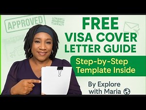How to Write a Strong Visa Cover Letter (Step-by-Step + Example)
