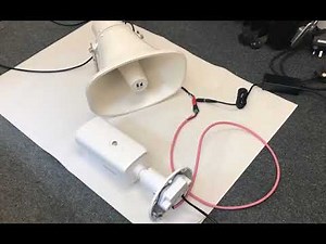 TOA Powered Speaker Connected To Hikvision Camera