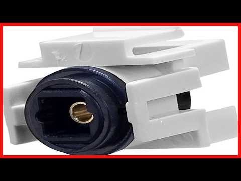 Reliable Keystone Jack for S/PDIF Digital Optical (TOSLINK) Connections