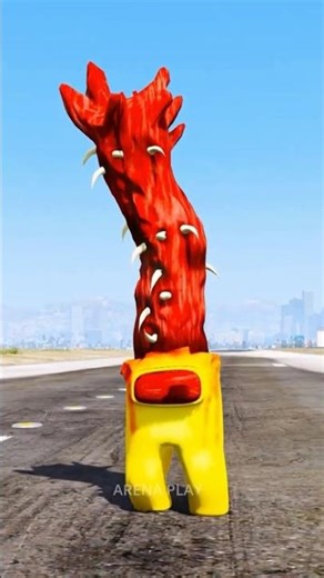 HULK + AMONG US = IMPOSTER HULK 😳💥 Ultimate Fusion GTA 5 #shorts #gta5