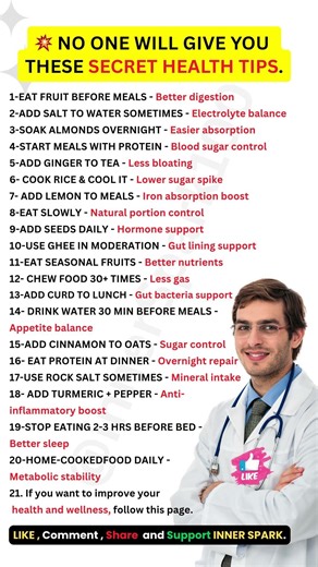 21 Health Tips No One Tells You (But They Work) 😳