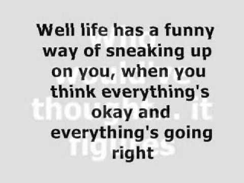 Ironic by Alanis Morissette (LYRICS IN VIDEO)