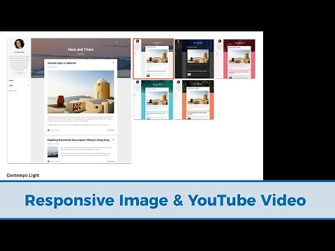 Custom Contempo Blogger Theme ( Responsive Featured Image + Responsive YouTube Video Size )