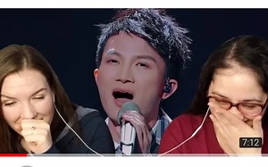 【声入人心reaction】山楂树-王晰 周深 刘彬濠 外国可爱小姐妹油管反应