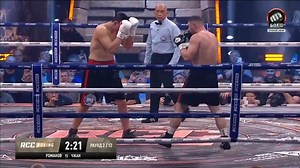 Previously undefeated Evgeny Romanov (19-0) gets stopped by Zhaoxin Zhang (11-2-1) in a bridgerweight title eliminator. #kboxtv #boxing #boxeo #evgenyromanov #zhaoxinzhang #boxingvideo | KBOXtv