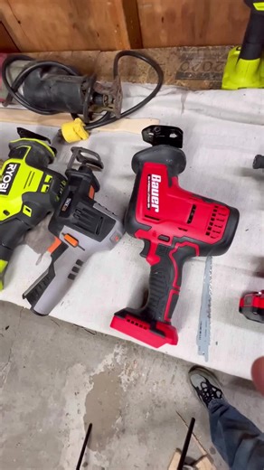 Comparing One-Hand Reciprocating Saws Cutting PVC