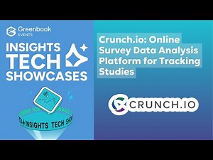 Crunch.io: Online Survey Data Analysis Platform for Tracking Studies
