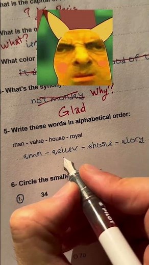 Grading Test #memes #shorts