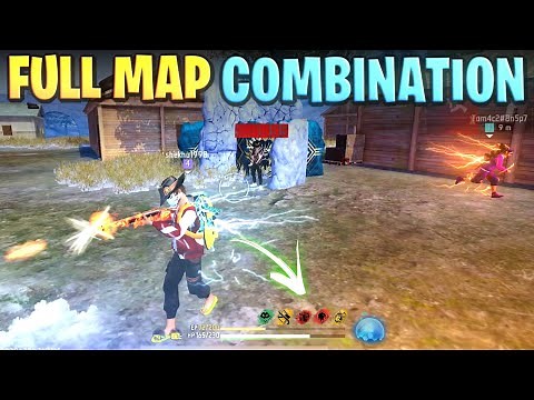 BEST ( FULL MAP ) SKILL COMBINATION || SECRET ( BR- RANK ) CHARACTER COMBINATION IN FREE FIRE