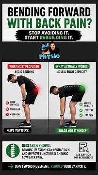 BENDING FORWARD WITH BACK PAIN - STOP AVOIDING IT