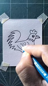 1.3M views · 9.2K reactions | How to draw a chicken #watercolor #sketchbook #artwork #paintingvideo #painting #drawingtutorial #cr7 #digitalart #drawings #artvideo #drawingvideo #illustration #draw #drawingart #drawing #artist #sketching #art #sketch | All About Art | Facebook