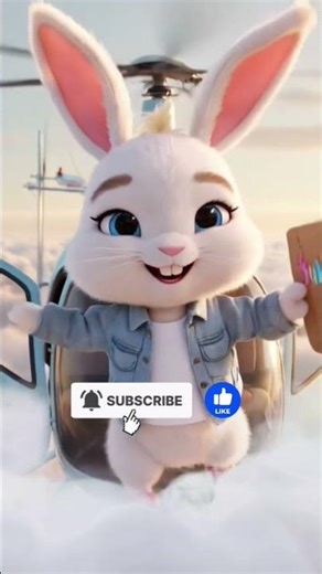 boo goes skydiving#bunnyboo #funny #bunnystory #animation