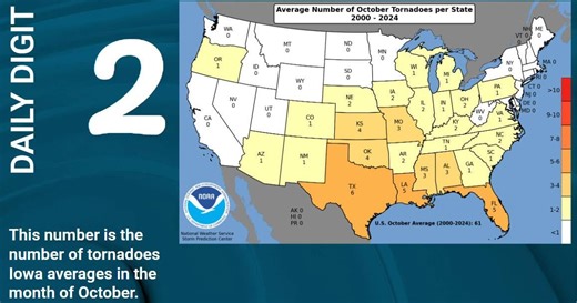 Weather roundup for Friday, October 17