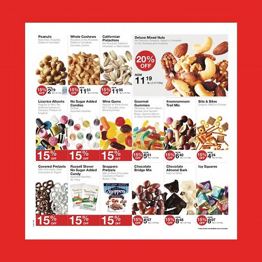 Our holiday flyer starts this Thursday! ❄️ With over 100 products on sale and four coupons, you'll love these seasonal savings. 🙌 | Bulk Barn