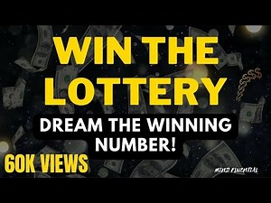 How to dream about LOTTERY numbers – prayer to win any bet or money game