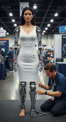 Humanoid Robot Maintenance Showcase at Robot Lab Watch Precision in Action #robotics #AI #technology