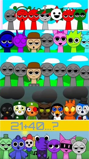 Sprunki Mega Party Explosion ll Short sprunki video