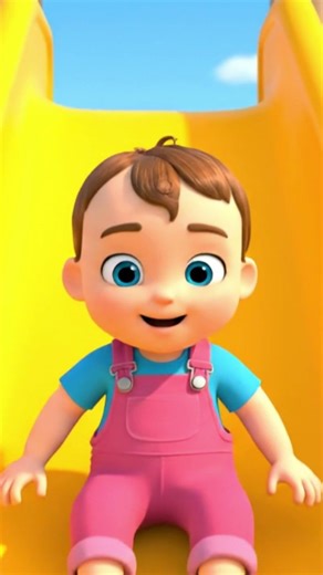 🎶 Slide, slide, down we go,Wheee wheee, here we go! 🎶|| #shorts #cartoon #kidsvideos