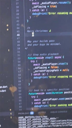 Right in the Middle of Fixing Bugs… Merry Christmas 🎄💻