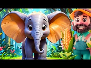 Baby Elephant Cartoons| Elephant cartoon for kids|Baby Elephant's trumpet AMAZING cartoons Adventure