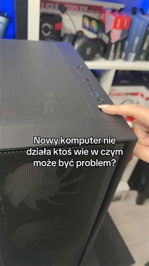 Ktoś wie czemu komputer się nie uruchamia?😅 #gamer #komputer