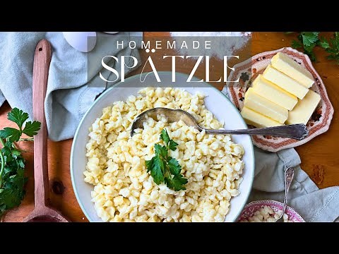 Make DELICIOUS Spaetzle at Home Tonight!